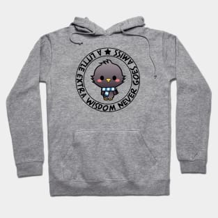 Kawaii Raven's Wrapped in Wisdom Hoodie